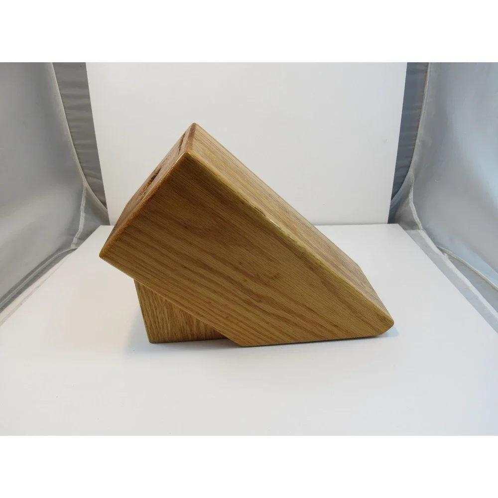 Cutco Wooden Knife Block Stand Organizer Holder Kitchen Countertop